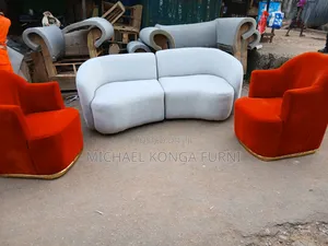 Curved Sofa and Singles