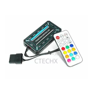 10+2 Port 6pin RGB Fan Controller With Remote