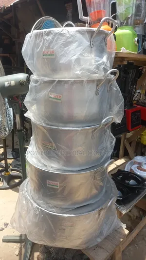 Pot of 5 Set for Homes/ Restaurants/ Food Vendors/ Bars