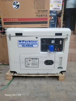 10.5kva Perkins Diesel Soundproof Generator 100% Pure Copper