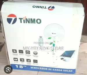 This Is Tinmo 18 Inches Standing Fan With Panel and Bulbs