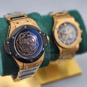 Hublot Quality Luxury Men Chain Strap Wristwatch