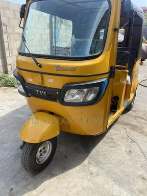 TVS King Deluxe Plus iTouch Start 2023 Yellow