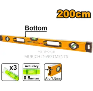 Ingco Long 200cm Spirit Level Plum