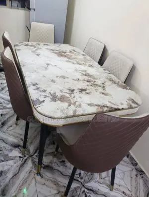Luxury Mable Top Dinning Set