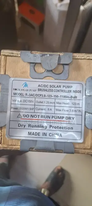 Rock Solar Ac-Dc Sollar Pump