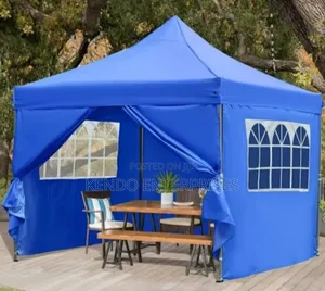 10x10ft Foldable Gazebo Canopy Tent With Windows