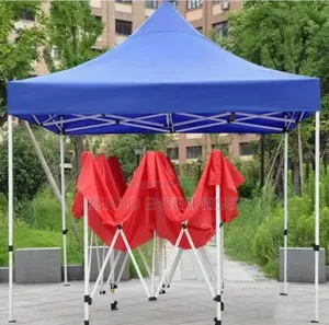 White Pole Imported Foldable Canopy 10x10ft