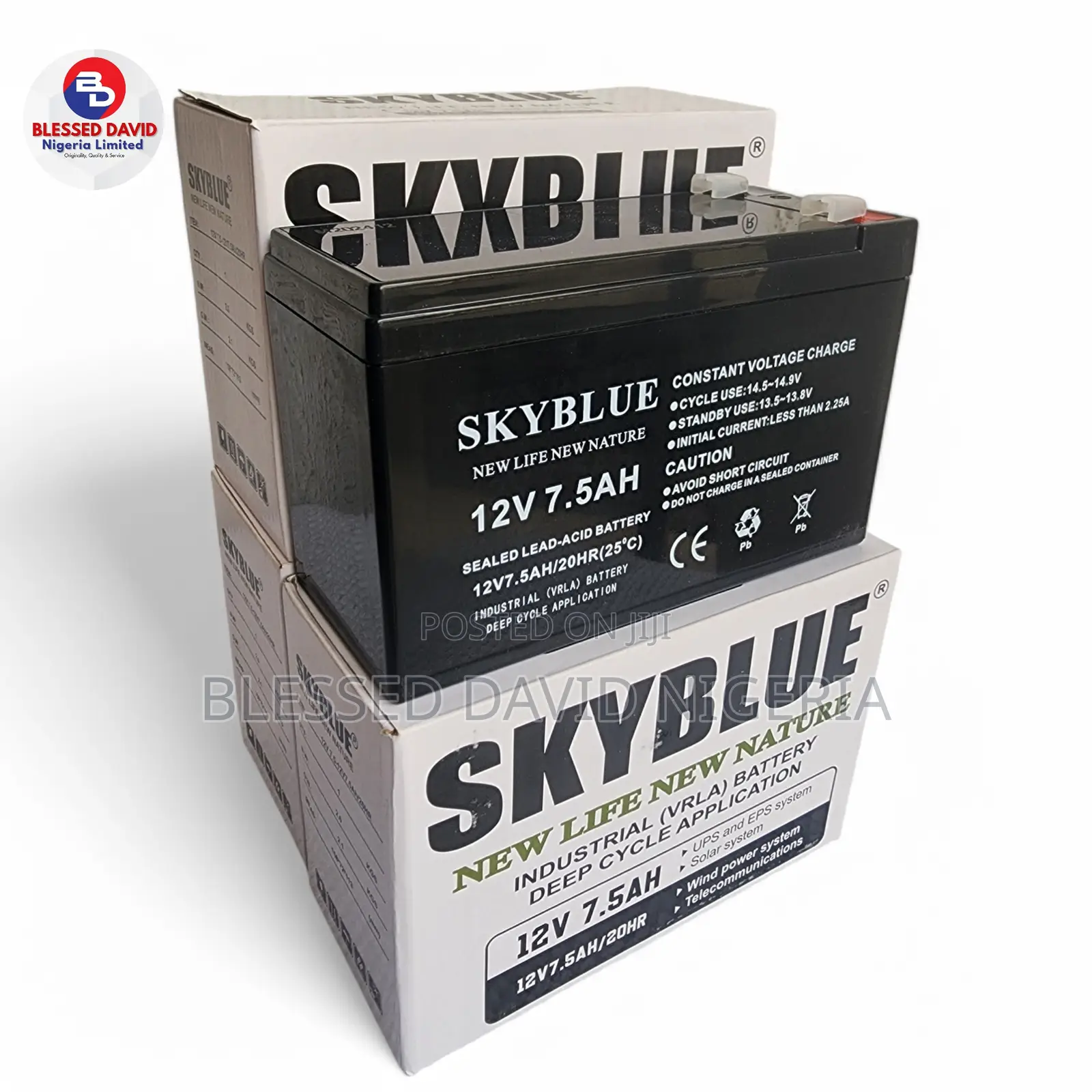 Skyblue 12v 7.5ah Replacement Battery