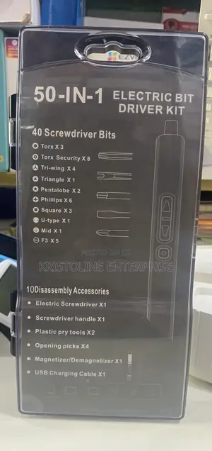 Rechargable 50 in 1 Electric Bit Driver Kit