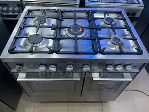 5burner Double Gas Oven and Electric Grill