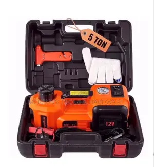 Automatic 5 Ton Car Jack With Tyre Inflator Impact Wrench