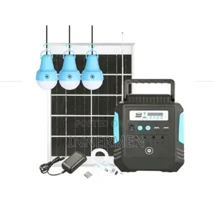 Dp Multifunctional Solar Kit 3bulbs With Mp3/Radio-12000mah