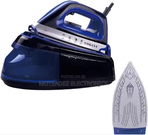 Sokany 2400w (1.2l) Ceramic Sole Plate Steam Station Pressing Iron