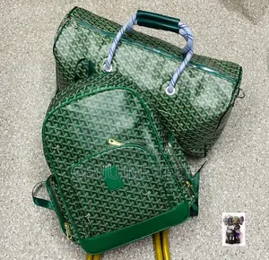 *Quality Goyard Leather Duffle Bags & Backpack 🎒 (Set)
