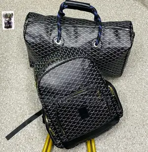 *Quality Goyard Leather Duffle Bags & Backpack 🎒 (Set)