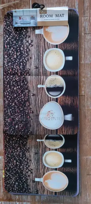Coffee-Themed Room Mat – Decorative Functional