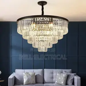 Modern Crystal Chandelier Round Crystal