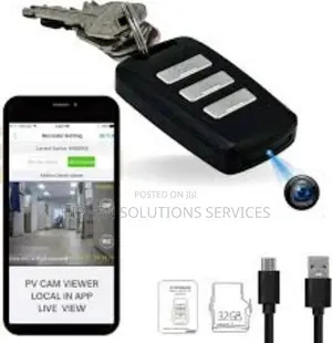 Car Key Mini Security Hidden Spy Camera for Video and Photos