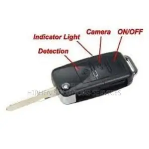 Black Car Key Spy Camera for Security