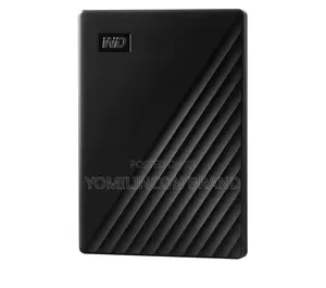Wd 2tb My Passport, Portable External Hard Drive, Black.
