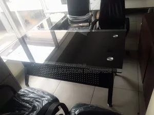 Full Glass Executive Table