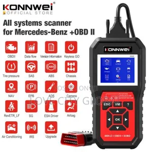 Konnwei Kw460 Obd2 Mercedes-Benz Car Scanner Diagnostic Tool