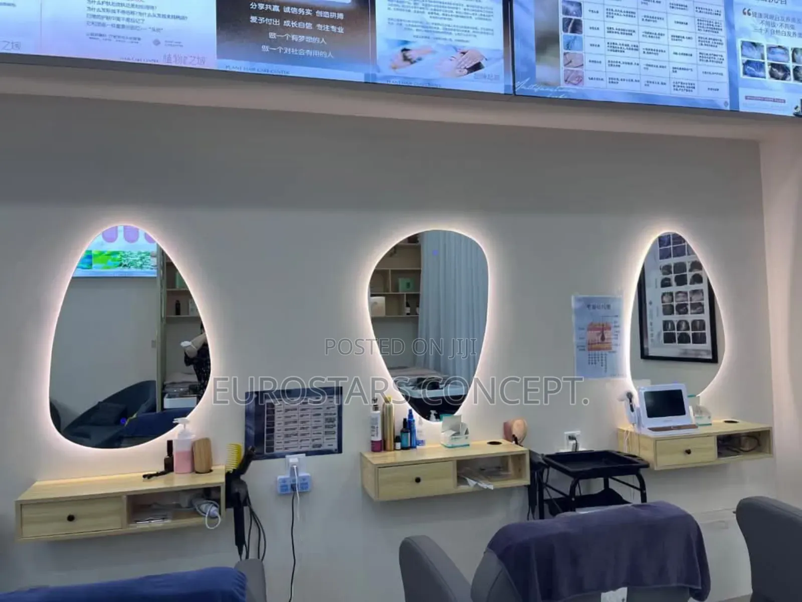 New Model Salons Led Lights Mirror