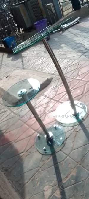 High Quality Single Pole Glass Pulpit