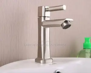 Brushed Alloy Single Handle Cold Water Basin Tap