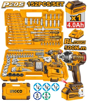 Hkthp31521 152pcs Ingco Tools Set