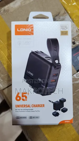 Ldnio 65w Universal Charger With Many Convertable Ports
