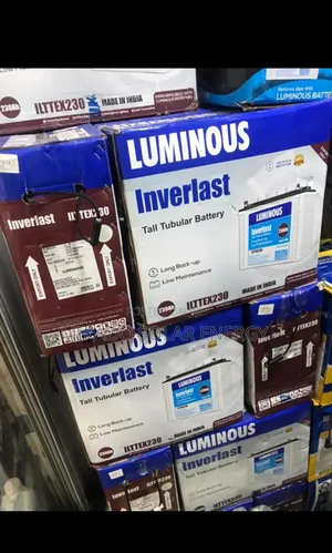230ah Luminous Inverlast Tall Tubular Battery Available