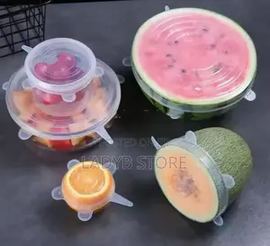 6pcs Silicone Food Cover