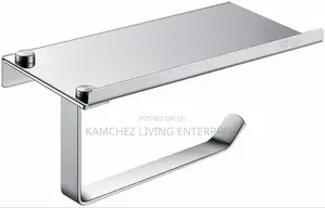 Stainless Steel Toilet Paper Holder - Wall Mount With Screws