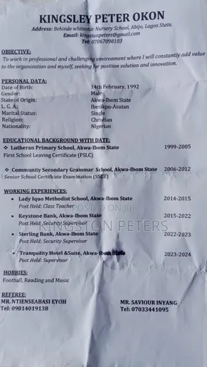 Position of a Teacher