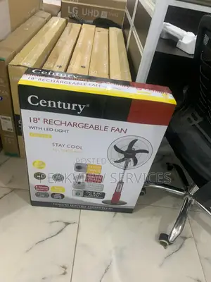 Smart Cooling for Your Home - Century 18'' Rechargeable Fan