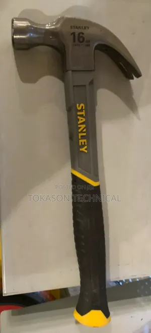 Stanley 16oz Fiberglass Curved Claw Hammer.