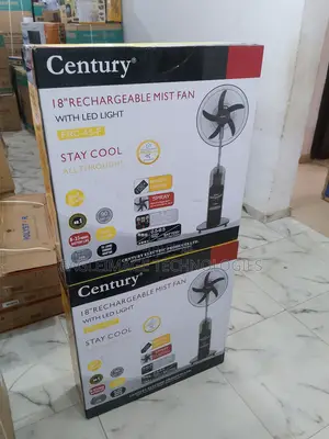 Century 18'' Stylish Rechargeable Mist Fan
