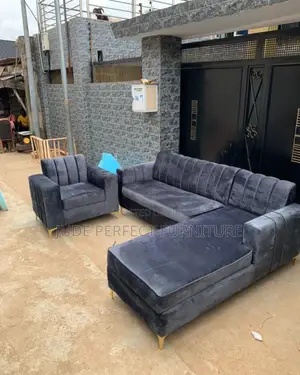 Good Standard Quality L Shape Sofa With Single