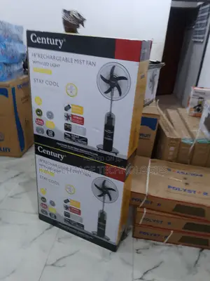 Century Stay Cool in Style 18'' Rechargeable Mist Fan