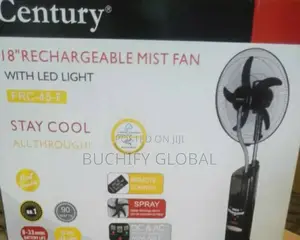 Century Rechargeable Mist Fan 18 Inches