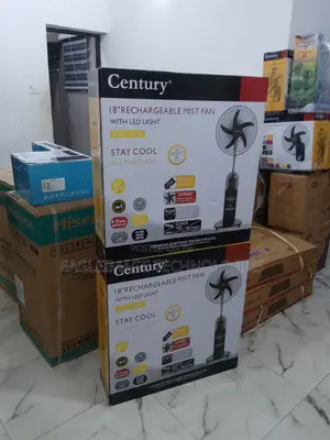 Century Immediate Cooling 18'' Rechargeable Mist Fan