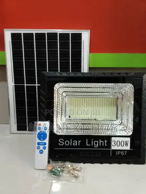300w Flood Light With Solar Panel