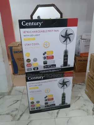 Century Misty Marvel 18'' Rechargeable Mist Fan