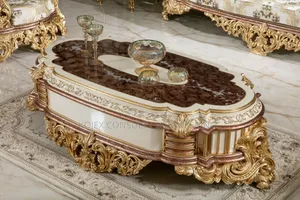 Foreign Brand New Turkey Royal Sette Sofa With Dinning Table