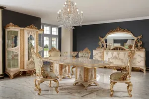 Foreign Brand New Turkey Royal Sette Sofa With Dinning Table