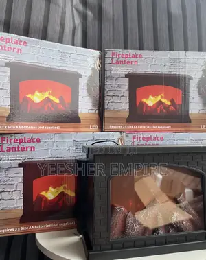Small Brick Fireplace