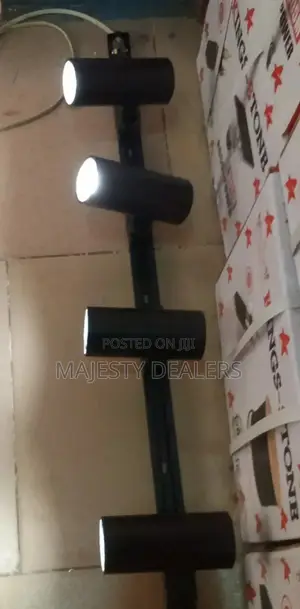 Track Light 4 in 1 Black Body White Led Light
