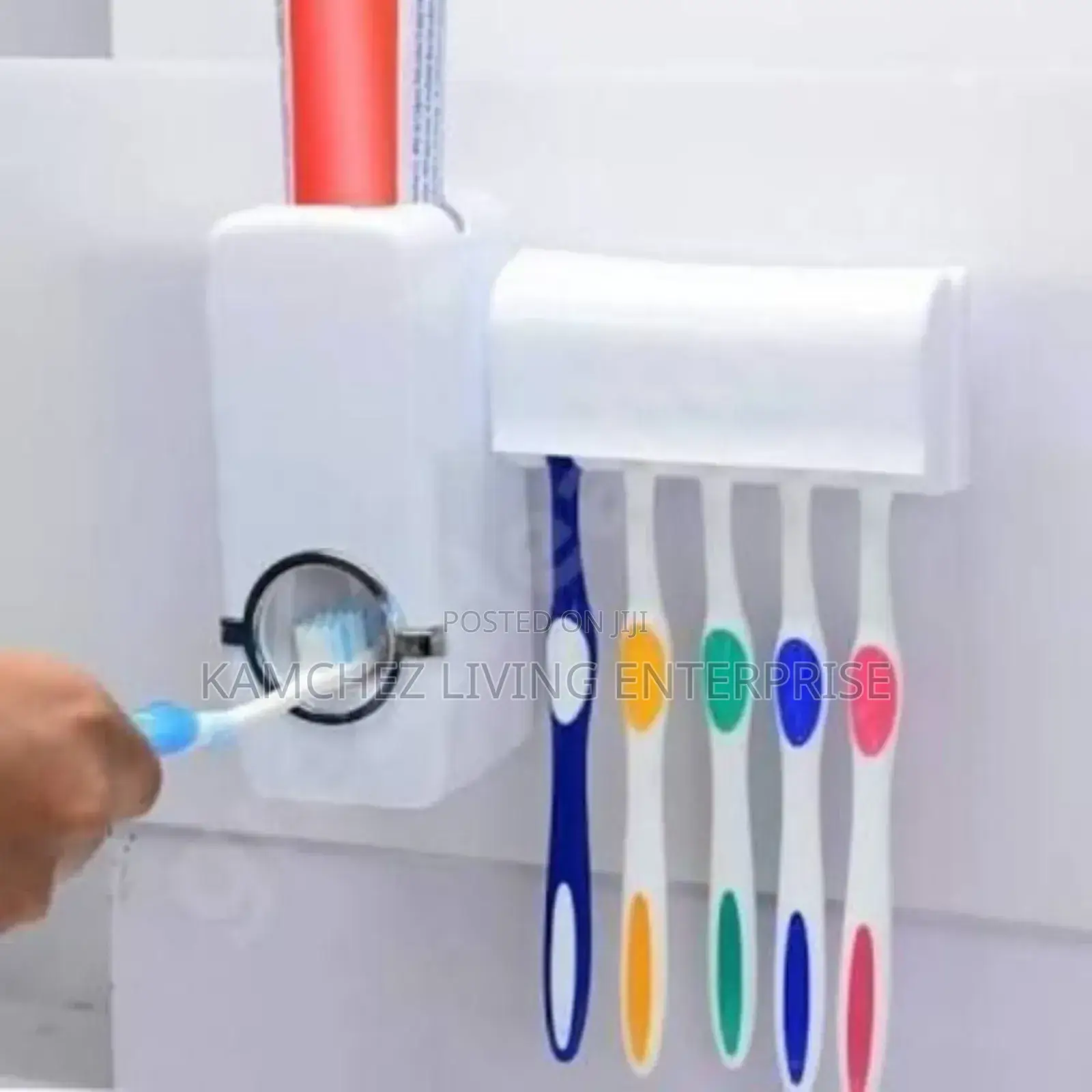 Toothbrush Holder Automatic Toothpaste Dispenser